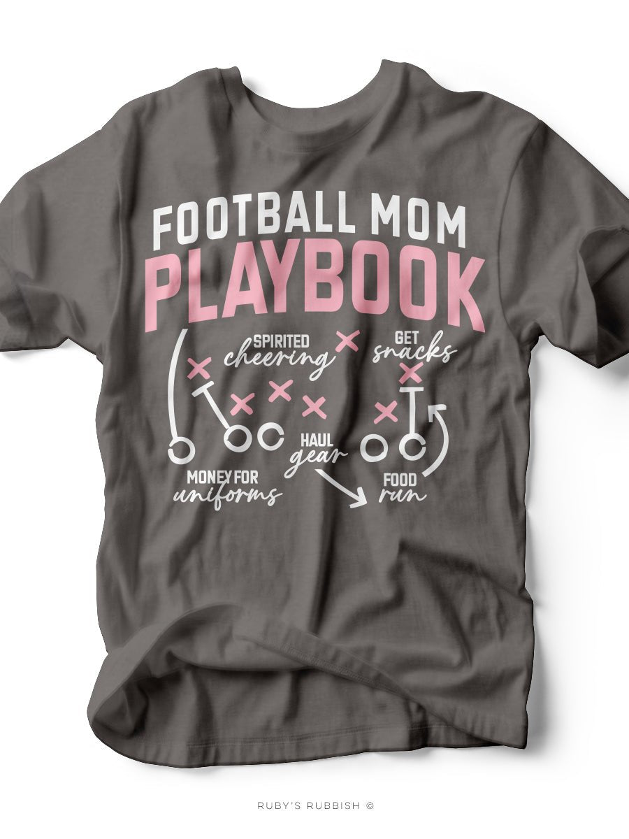 Women's Game Day Football Shirt - Cute Football Graphic V-Neck Tee Top In Purple