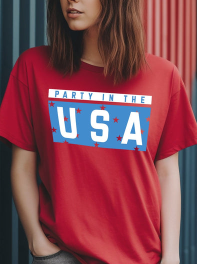 Party in the USA | Funny T-Shirt | Ruby’s Rubbish®