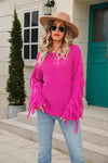 Fringe Sleeve Sweater | Multiple Color Options | Rubies + Lace
