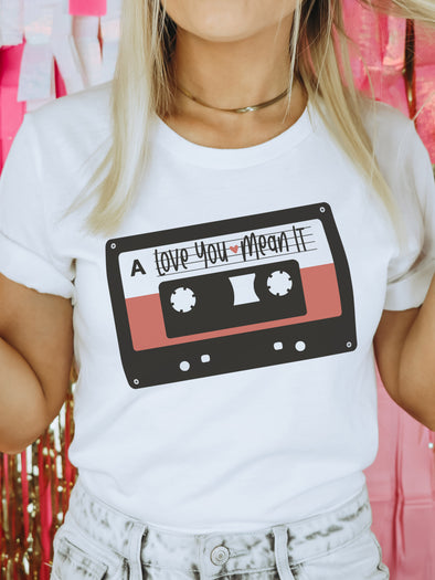 Love You ❤ Mean It Mixtape | Women’s T-Shirt | Ruby’s Rubbish®