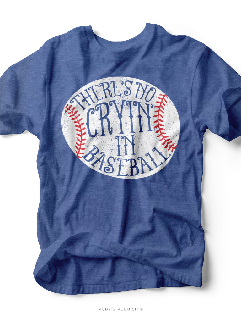 There's No Crying In Baseball Unless You're A Senior Mom T-Shirt - Yesweli