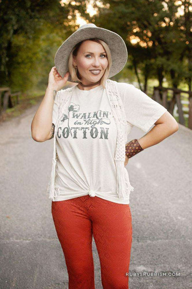 Walkin' in High Cotton | Southern T-Shirt | Ruby’s Rubbish®