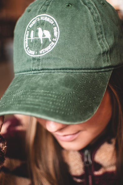 Logo | Military Green Vintage Hat | Ruby’s Rubbish®