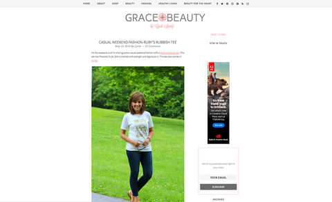 Grace, Beauty & Rubbish Tees!