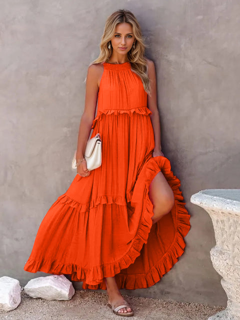 Tiered Maxi With Pockets | Multiple Color Options | Rubies + Lace