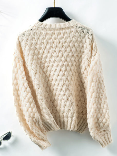 Vintage Cable-Knit | Multiple Color Options | Rubies + Lace