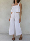 Wide Strap Pants Set | Multiple Color Options | Rubies + Lace