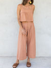 Wide Strap Pants Set | Multiple Color Options | Rubies + Lace