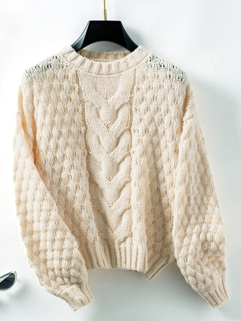 Vintage Cable-Knit | Multiple Color Options | Rubies + Lace