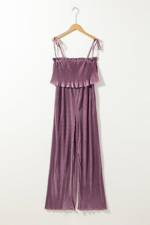 Mauve | Strap Jumpsuit | Rubies + Lace