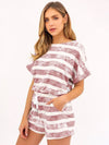 Striped Shorts Set | Multiple Color Options | Rubies + Lace