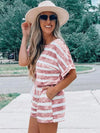 Striped Shorts Set | Multiple Color Options | Rubies + Lace