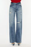 Kancan | High Waist Faded Jeans | Rubies + Lace