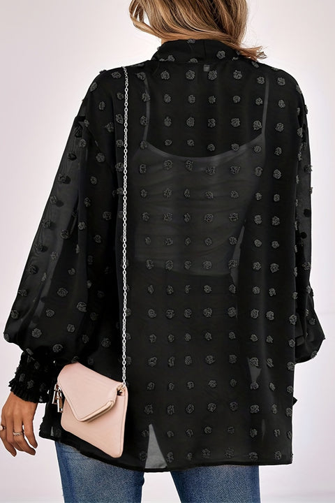 Sheer Swiss Dot Jacket | Multiple Color Options | Rubies + Lace