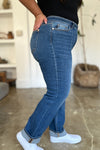 Judy Blue | Front Seam Straight Jeans | Rubies + Lace