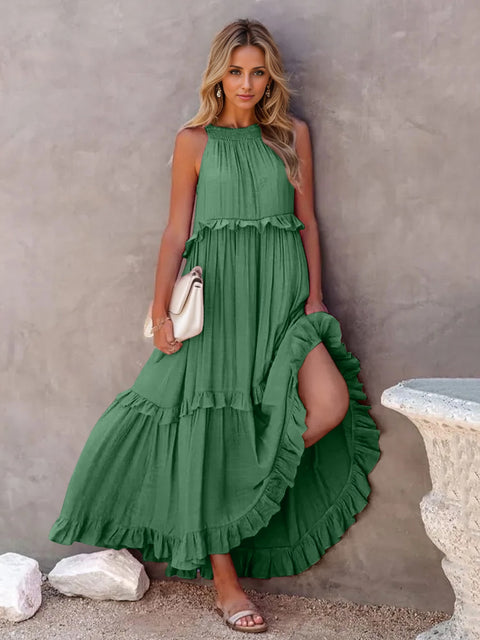 Tiered Maxi With Pockets | Multiple Color Options | Rubies + Lace