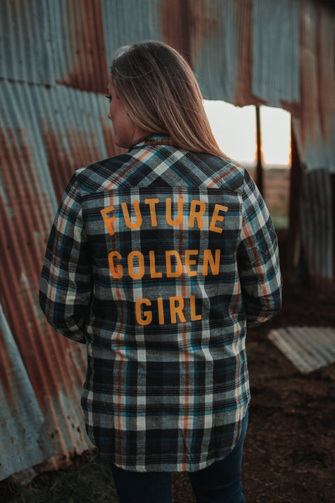 Future Golden Girl | Flannel | Ruby's Rubbish©