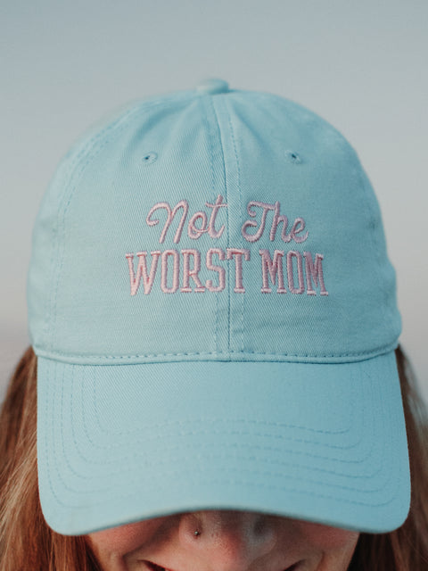 Not the Worst Mom | Blue Vintage Hat | Ruby’s Rubbish®