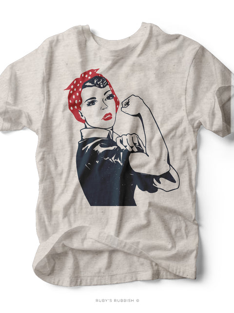 Rosie the Riveter | Women's T-Shirt | Ruby’s Rubbish®