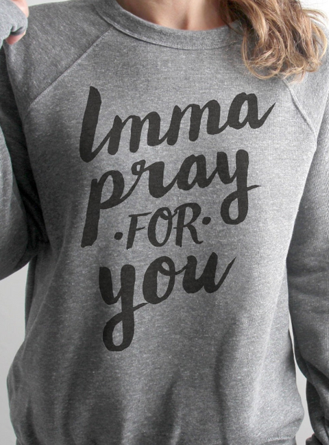 Imma Pray For You | Scripture T-Shirt | Ruby’s Rubbish®