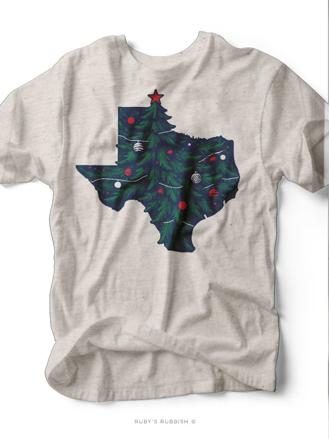 Texas Christmas Tree | Christmas Graphic Tee | Ruby’s Rubbish®
