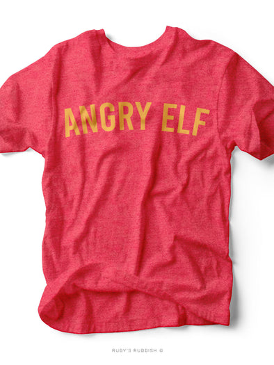 Angry Elf | Seasonal T-Shirt | Ruby’s Rubbish®