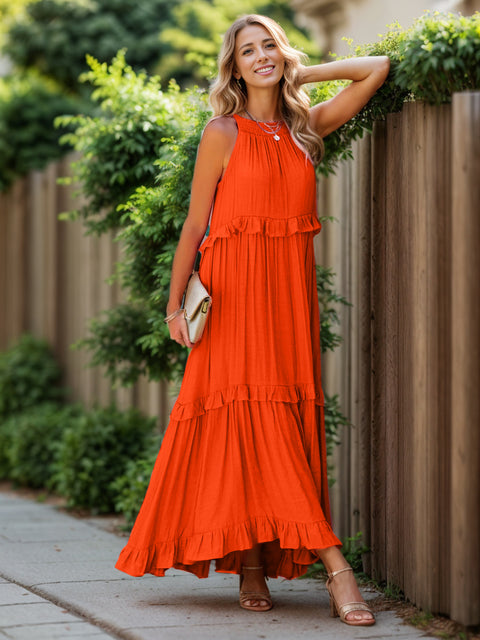 Tiered Maxi With Pockets | Multiple Color Options | Rubies + Lace