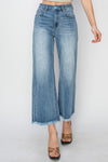 RISEN | Wide Leg Jeans | Rubies + Lace