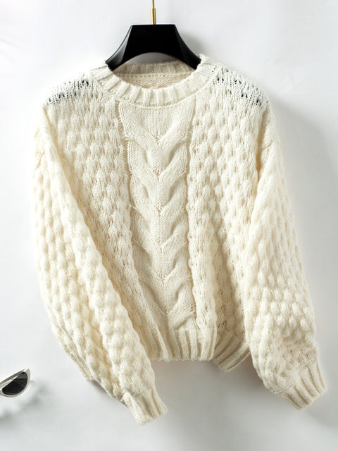 Vintage Cable-Knit | Multiple Color Options | Rubies + Lace