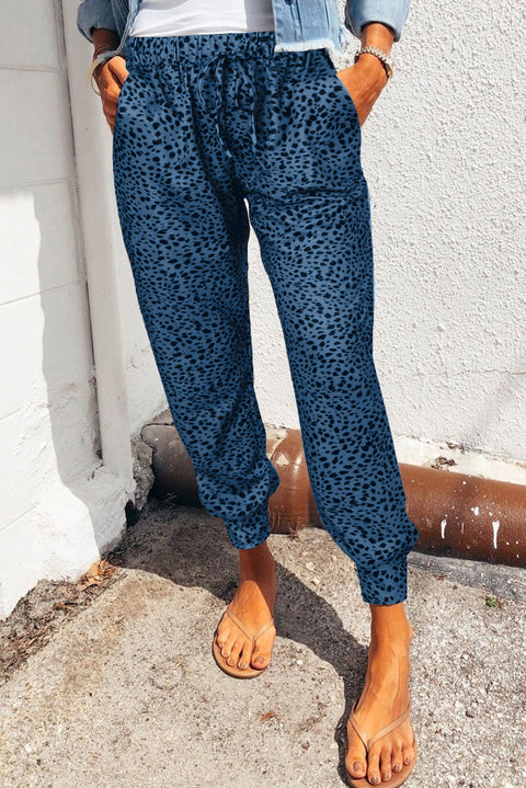 Leopard Print Joggers | Multiple Color Options | Rubies + Lace