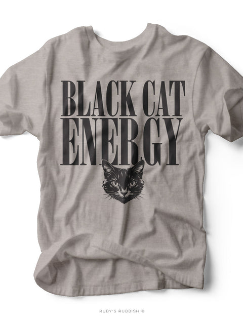 Black Cat Energy | Graphic Tee | Ruby’s Rubbish®