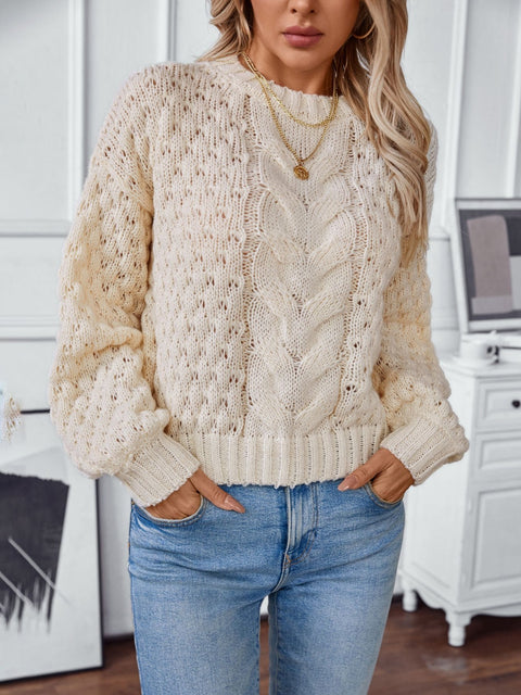 Vintage Cable-Knit | Multiple Color Options | Rubies + Lace