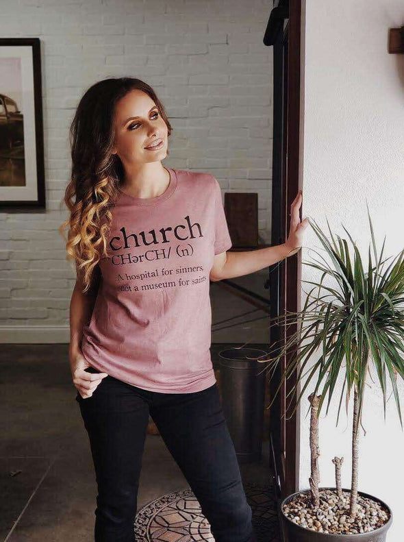 Church Definition | $15 T-Shirt | Ruby’s Rubbish®