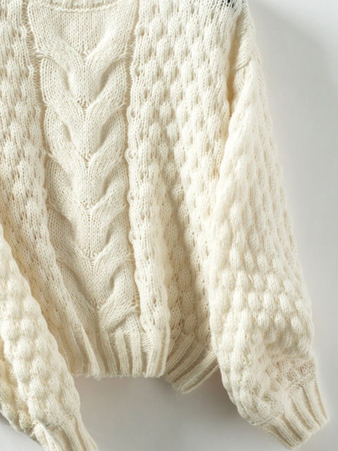 Vintage Cable-Knit | Multiple Color Options | Rubies + Lace