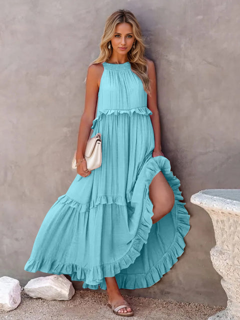 Tiered Maxi With Pockets | Multiple Color Options | Rubies + Lace