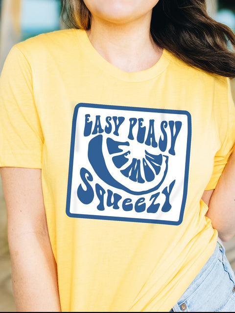 Easy Peasy Lemon Squeezy | Southern T-Shirt | Ruby’s Rubbish®