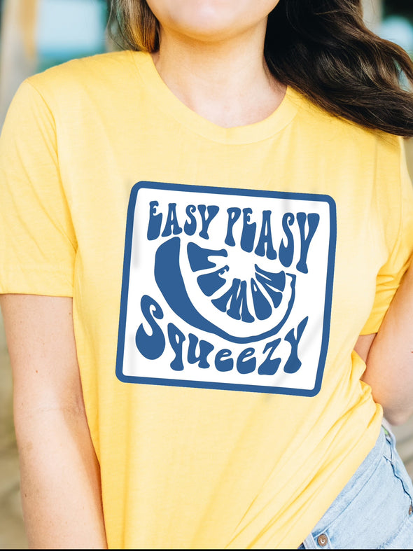 Easy Peasy Lemon Squeezy | Southern T-Shirt | Ruby’s Rubbish®