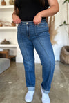 Judy Blue | Front Seam Straight Jeans | Rubies + Lace