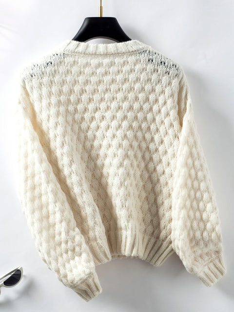 Vintage Cable-Knit | Multiple Color Options | Rubies + Lace