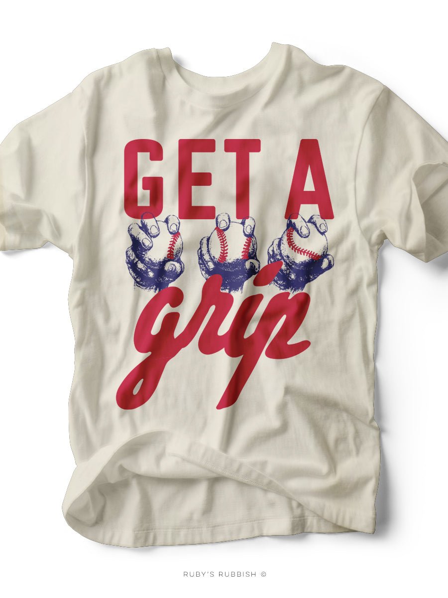 Get a Grip I Game Day T-Shirt | Ruby's Rubbish® – Ruby's Rubbish®