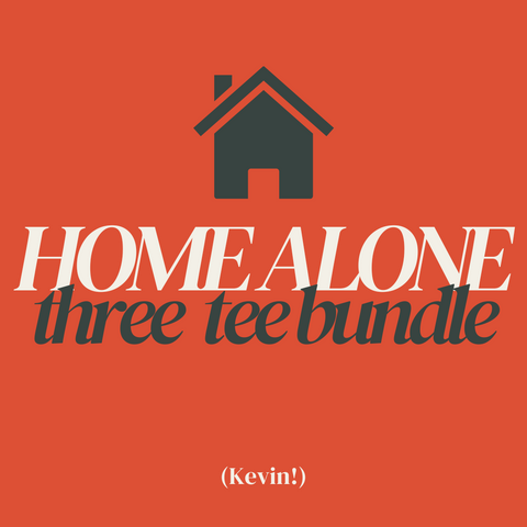 Home Alone | Three Tee Sale | Ruby's Rubbish®