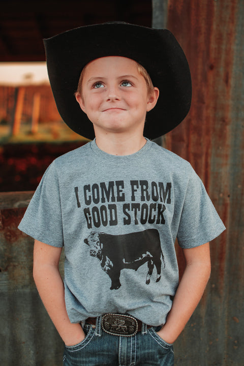 I Come From Good Stock | Kid's T-Shirt | Ruby’s Rubbish®