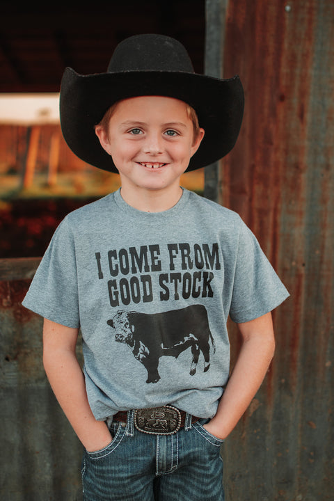 I Come From Good Stock | Kid's T-Shirt | Ruby’s Rubbish®