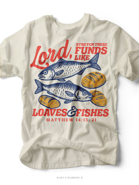 Loaves & Fishes |  Scripture Graphic Tee | Ruby’s Rubbish®