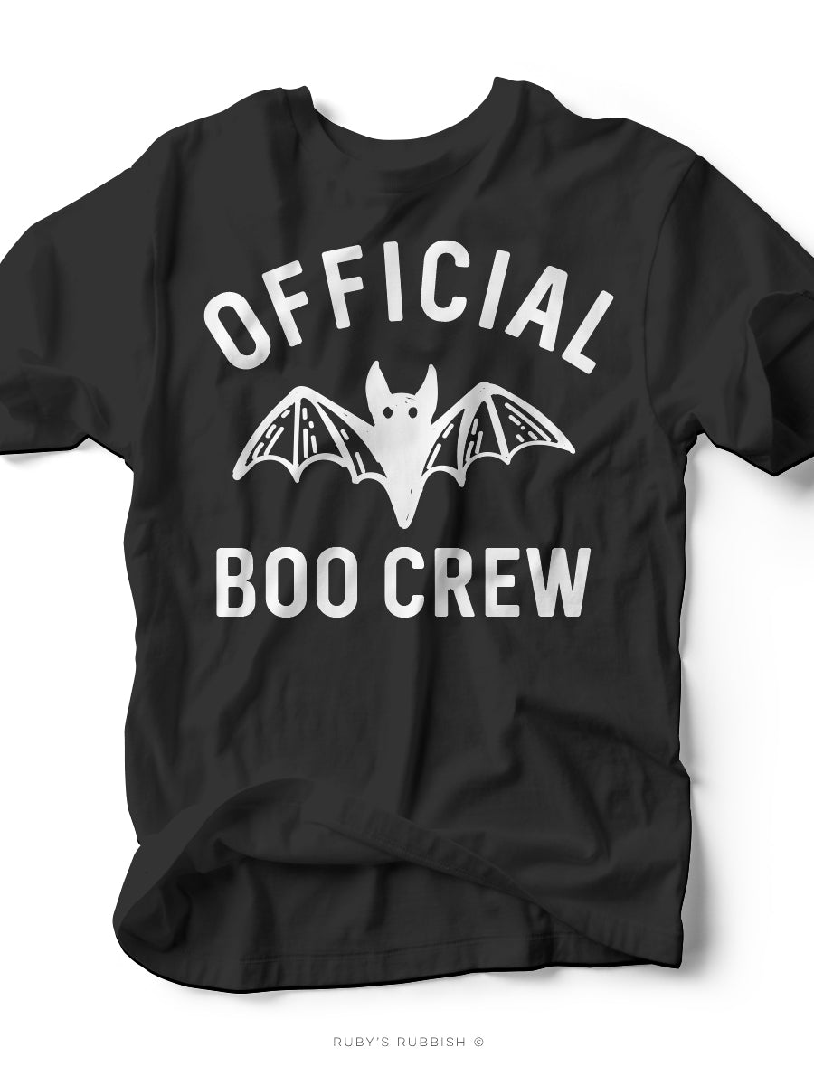 Official Boo Crew | Seasonal T-Shirt | Ruby’s Rubbish® – Ruby's Rubbish®