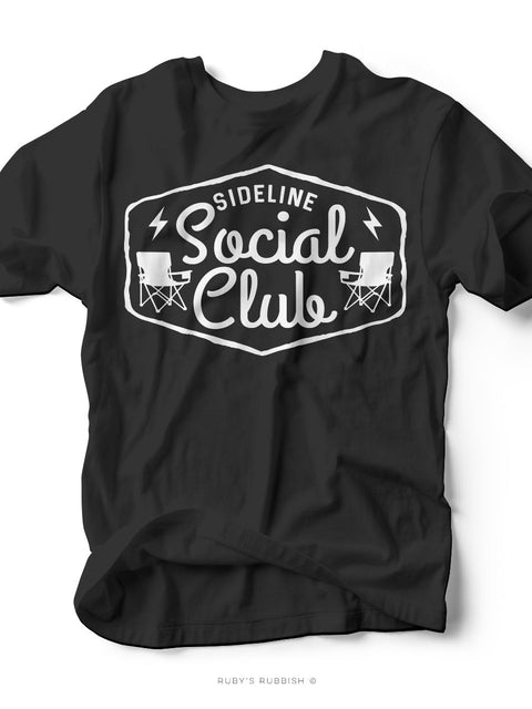 Sideline Social Club | Game Day T-Shirt | Ruby’s Rubbish®