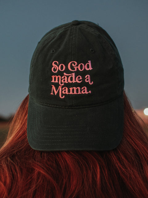 So God Made a Mama | Hunter Green Vintage Hat | Ruby’s Rubbish®