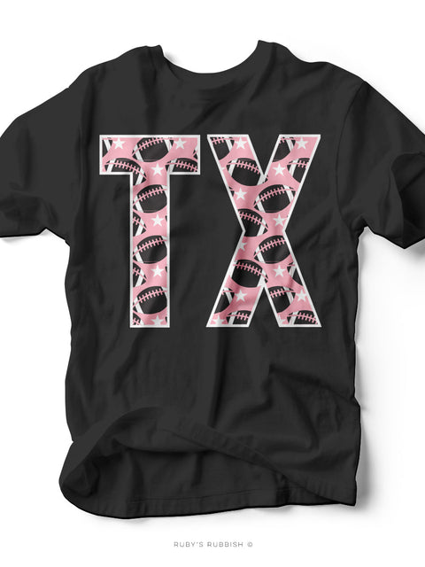 TX Football | Game Day Tee | Ruby’s Rubbish®