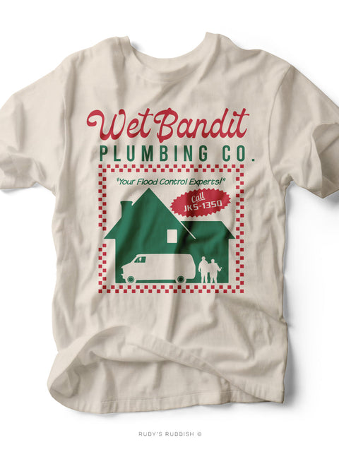 Wet Bandit Plumbing Co. | Seasonal T-Shirt | Ruby’s Rubbish®