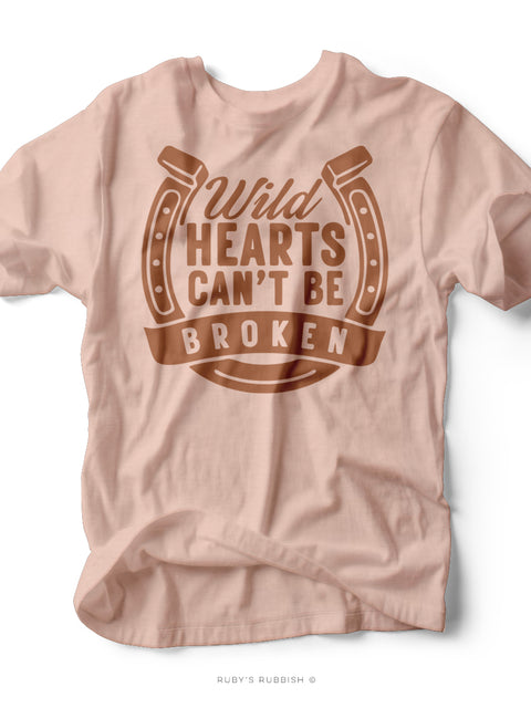 Wild Hearts Can't Be Broken | Graphic T-Shirt | Ruby’s Rubbish®
